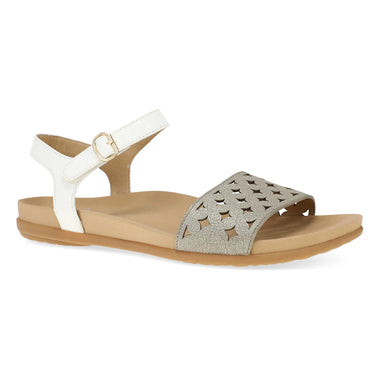 Women's Dansko | Jodie Leather Sandal | Platino/White