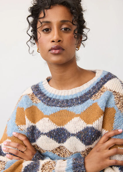 Women's French Dressing | Boat Neck Sweater | Neutral Layer