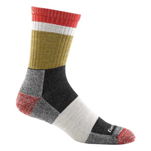 Men's Darn Tough | Micro Stripe Light Cusion Crew Hiking Socks | Ash