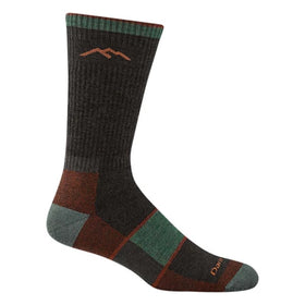 Men's Darn Tough | Boot Full Cushion Midweight Heavy Cushion Crew Hiking Socks | Walnut