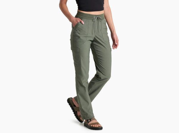 Women's KÜHL | Trekr Straight Pant with Bungee Hem | Olive
