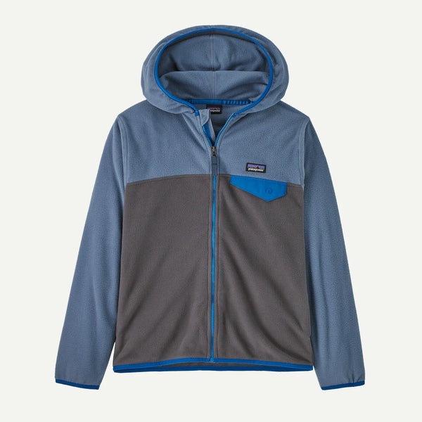 Kid's Patagonia | Micro D® Snap-T® Fleece Jacket | Forge Grey w/Utility Blue