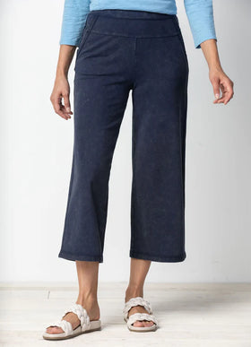 Women's Habitat | Washed Terry Chili Flood Pants | Navy