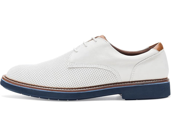 Men's Johnston & Murphy |  Tyson Perfed Plain Toe | Ivory