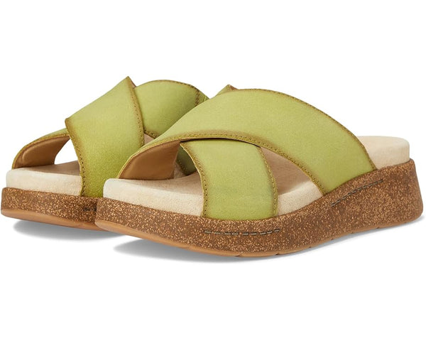 Women's Dansko | Bridget Platform Slide Sandal | Lime