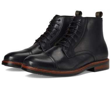 Men's Johnston & Murphy | XC Flex™ Durham Cap Toe Zip Boot | Black