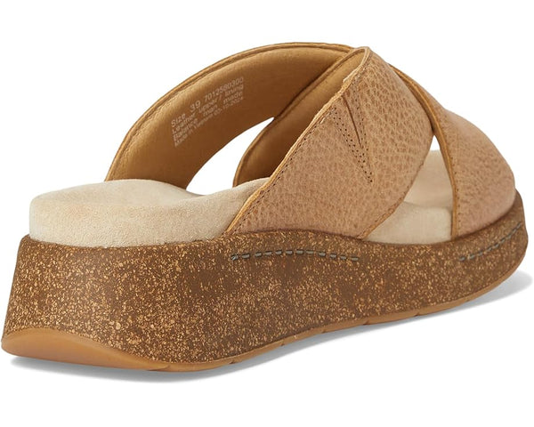 Women's Dansko | Bridget Platform Slide Sandal | Honey