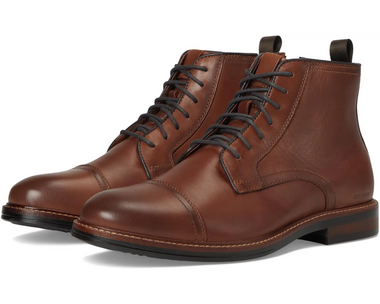 Men's Johnston & Murphy | XC Flex™ Durham Cap Toe Zip Boot | Cognac