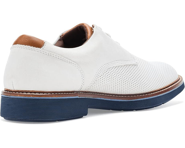 Men's Johnston & Murphy |  Tyson Perfed Plain Toe | Ivory