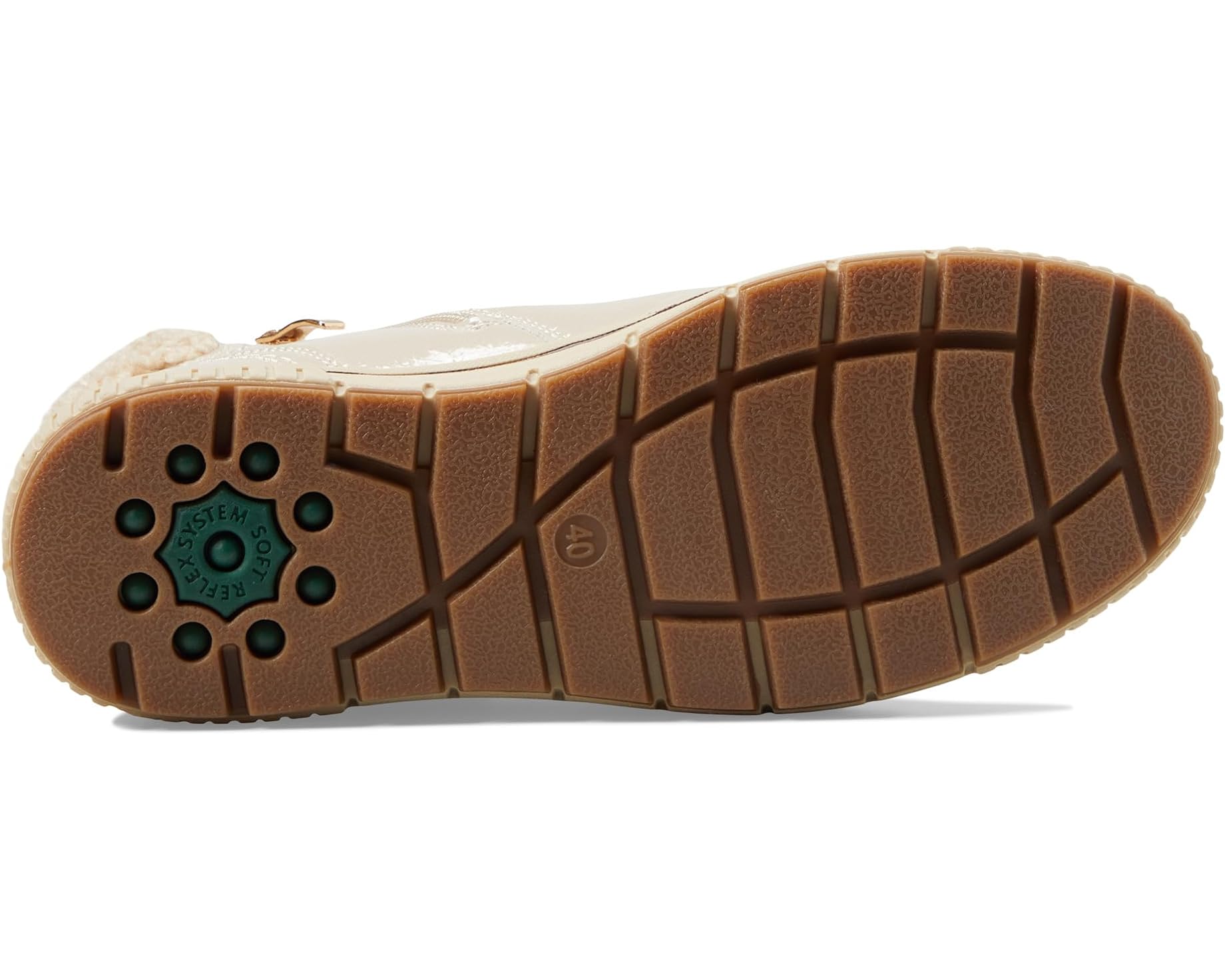 Women's Spring Step ALPS High Top Sneaker Shoe Beige Patent