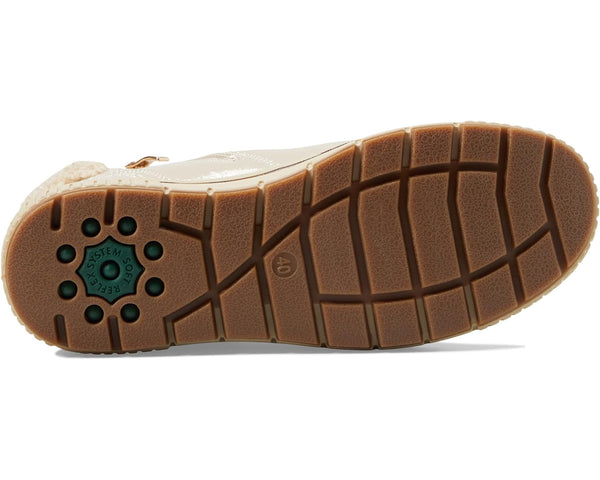 Women's Spring Step | ALPS High Top Sneaker Shoe | Beige Patent