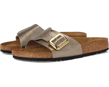 Women's Birkenstock | Catalina Cushion Buckle Sandal | Graceful Taupe
