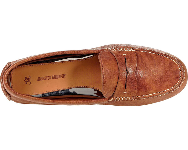 Women's Johnston & Murphy | Maggie Penny Loafers | Tan