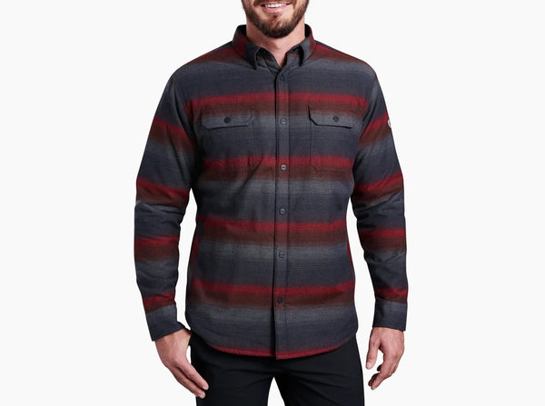 Men's KÜHL | Joyrydr Long Sleeve | Brick Charcoal Front