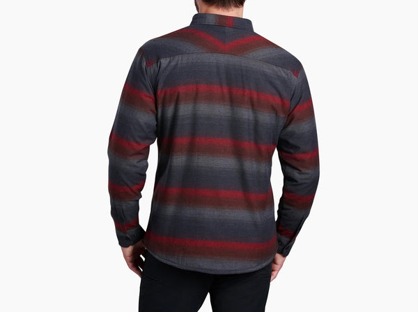 Men's KÜHL | Joyrydr Long Sleeve | Brick Charcoal Back