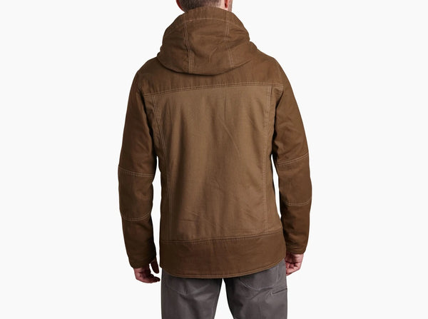 Men's KÜHL | The Law Fleece Lined Hoody | Dark Khaki Back
