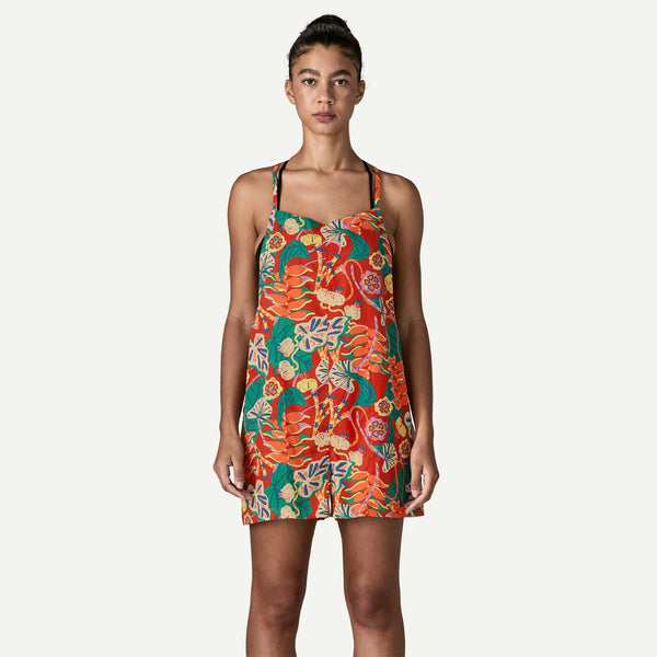 Women's Patagonia | Tidal Threads Romper | Hot Ember