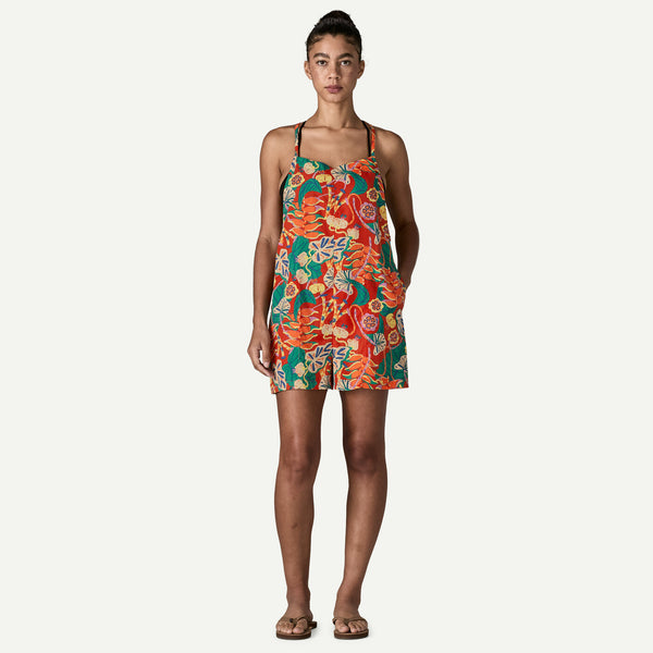 Women's Patagonia | Tidal Threads Romper | Hot Ember