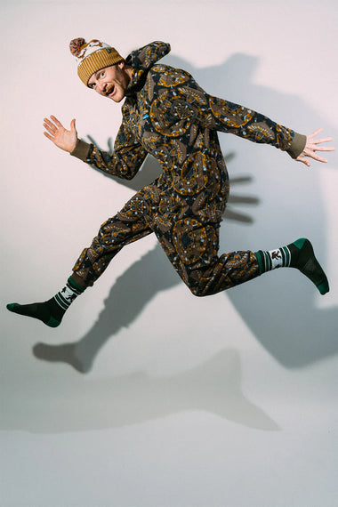 Men's Kavu | Ernesto One Piece Underwear | Mushroom Montage