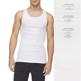 Men's Calvin Klein | 3-Pack Cotton Classics Tank Top Undershirts | White