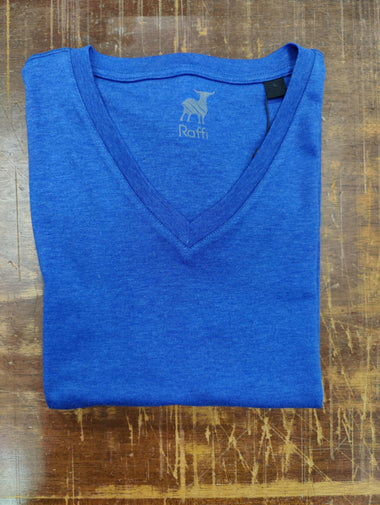 Men's Raffi | The Noah V-Neck Tee | Royal Blue