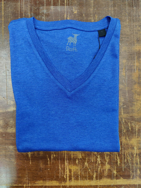 Men's Raffi | The Noah V-Neck Tee | Royal Blue