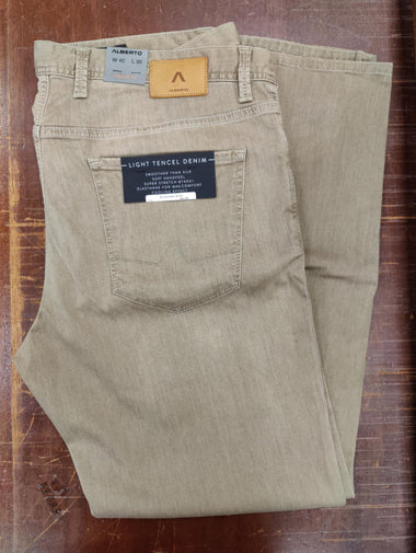 Men's Alberto | 1577 Pipe Regular Fit | Khaki Heather