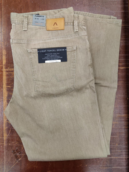 Men's Alberto | 1577 Pipe Regular Fit | Khaki Heather