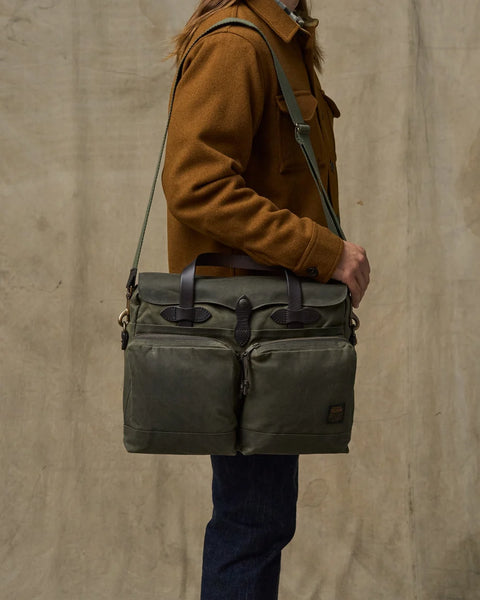 Men's Filson | 24 Hour Tin Briefcase | Otter Green