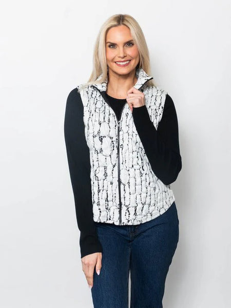 Women's Snoskins | Blister Sweater Knit Zip Vest | Snow