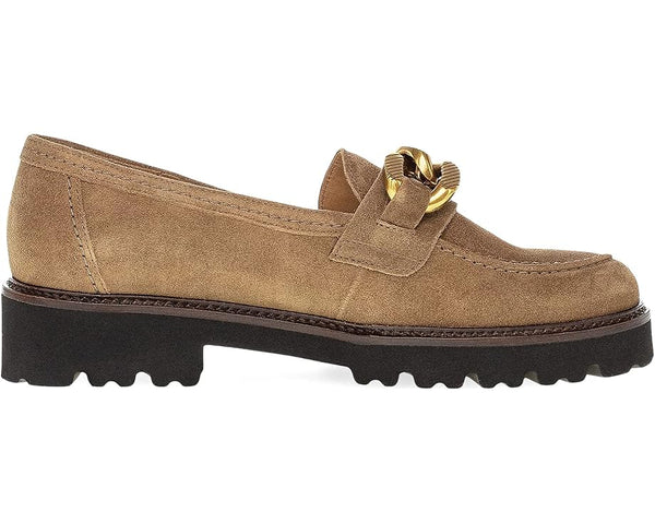 Women's Gabor Shoes | Dreamvelour Farro Loafer Shoe | Taupe
