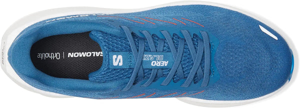 Men's Salomon | Aero Blaze 3 | Dark Blue/White/Cherry Tomato