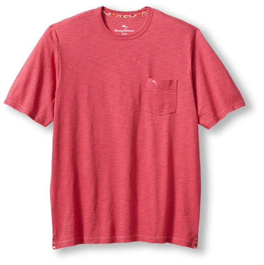 Men's Tommy Bahama | Short Sleeve Bali Beach Crew Neck T-Shirt| Razberry Wine