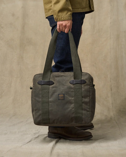 Men's Filson | Tin Cloth Tote Bag | Otter Green