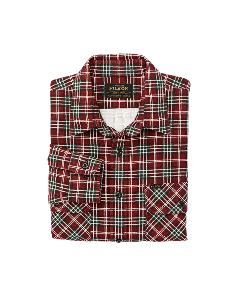 Men's Filson | Field Flannel Shirt | Russet Red Plaid