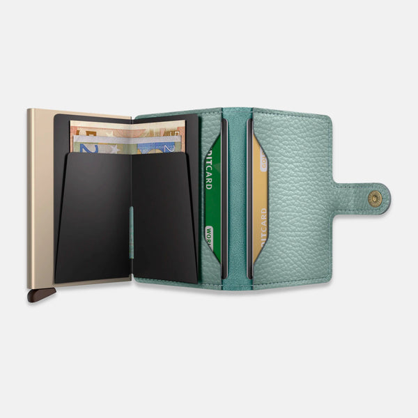 Women's Secrid | Mini Wallet | Pebble Sea Green