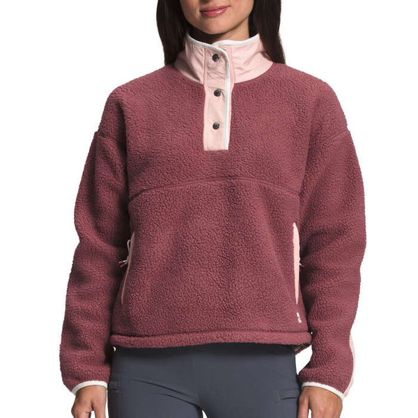 Women's The North Face | Cragmont Fleece Quarter Snap Jacket | Ginger NF0A5J1R93Z