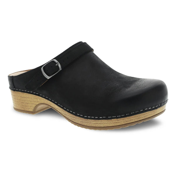 Women's Dansko | Berry Burnished Nubuck Clog | Black