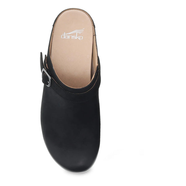Women's Dansko | Berry Burnished Nubuck Clog | Black
