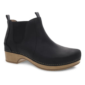 Women's Dansko | Becka Oiled Pull Up Bootie | Black