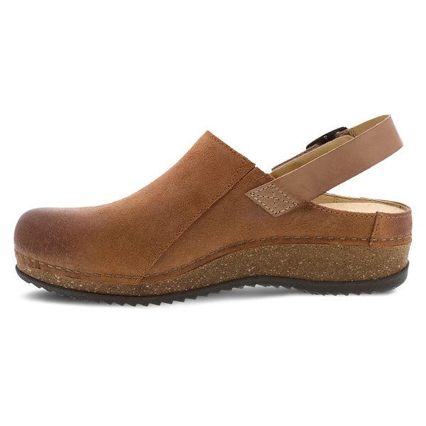 Women's DANSKO | Merrin Crafted Mule Shoe | Tan Burnished Suede