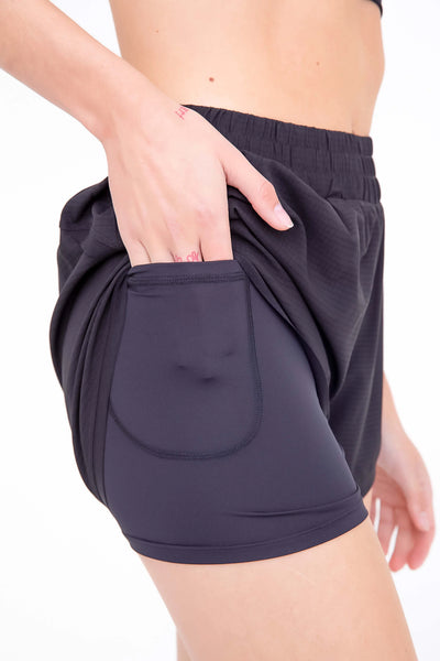 Women's Mono B | Groovy Baby Dolphin Shorts | Black