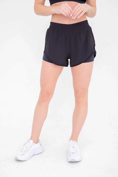 Women's Mono B | Groovy Baby Dolphin Shorts | Black