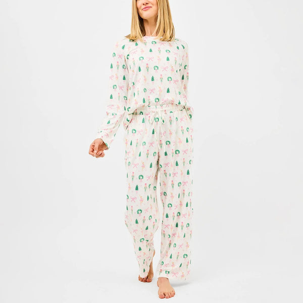 Women's Mary Square | Annie Pajama Set | Sugar Plum Dreams