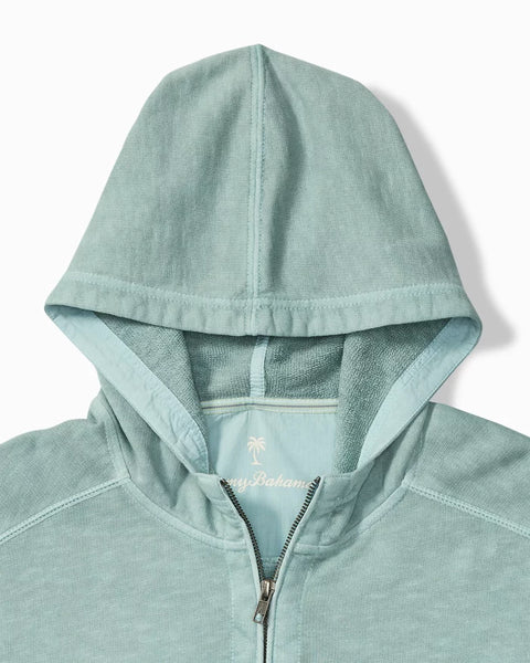 Men's Tommy Bahama | Big & Tall Cirrus Breeze Half-Zip Hoodie | Dark Alpine