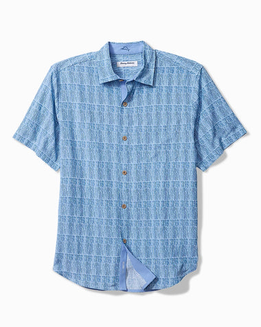 Men's Tommy Bahama | Coastal Ease Siena Geo IslandZone® Shirt | Blue