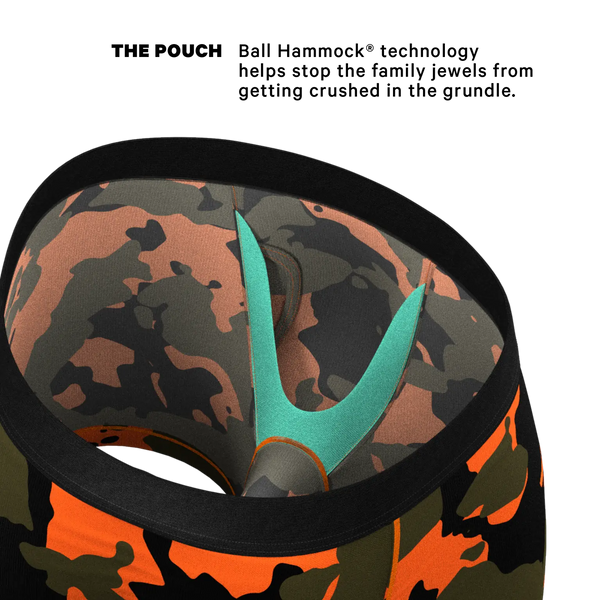 Men's Shinesty | Ball Hammock® Pouch Underwear With Fly | The Bambi Camo