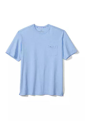 Men's Tommy Bahama | Short Sleeve Bali Beach Crew Neck T-Shirt| Chambray Blue