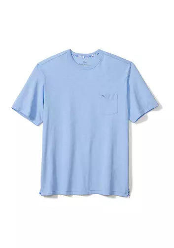 Men's Tommy Bahama | Short Sleeve Bali Beach Crew Neck T-Shirt| Chambray Blue