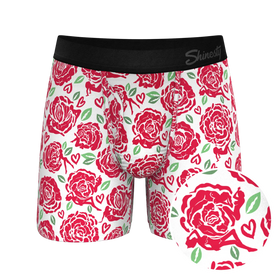 Men's Shinesty | Ball Hammock® Pouch Underwear With Fly | Bloom View